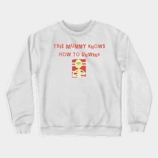 Funny Yoga Mom Mummy Halloween Gifts Crewneck Sweatshirt